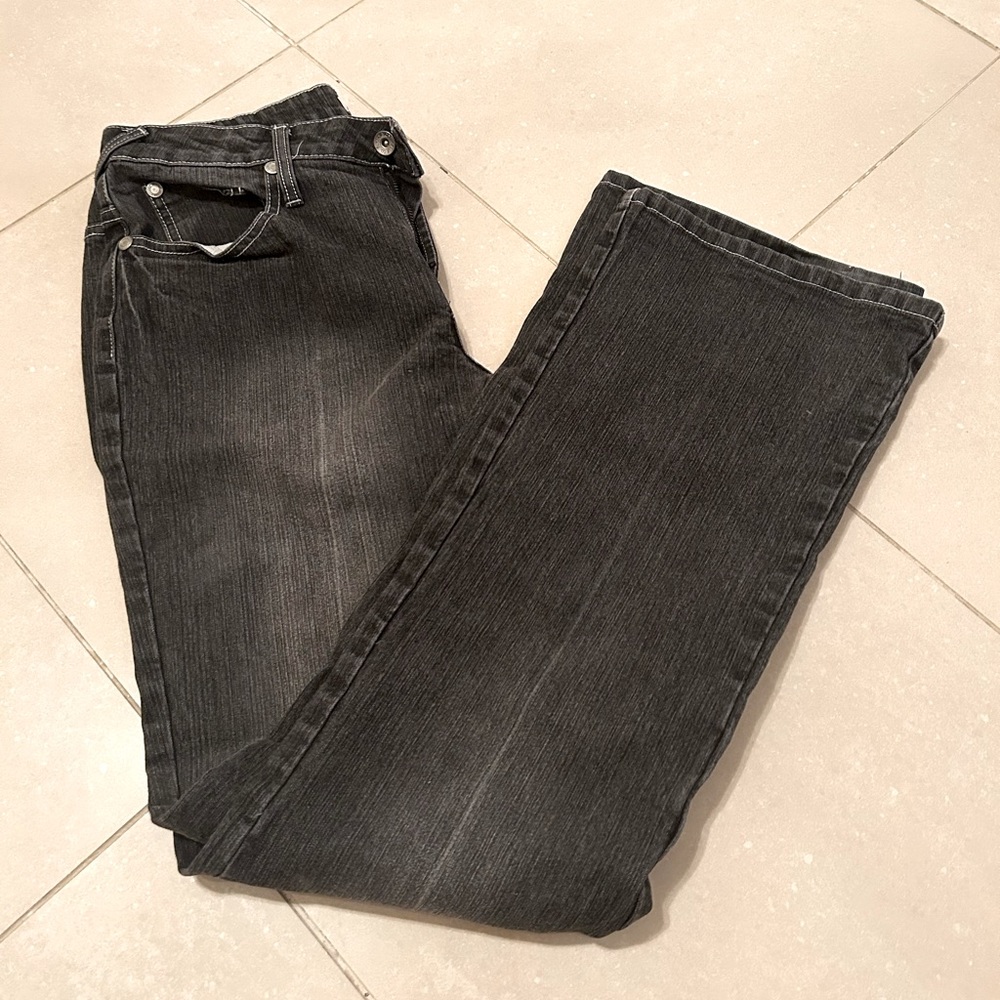(8) Vintage Classic Faded Glory Black Flare Jeans